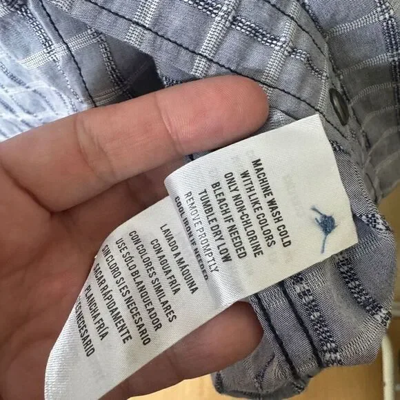 Moon Shine Spirit Shirt Mens XL Button Up Pearl Snap Long Sleeve Western Plaid - Picture 9 of 14